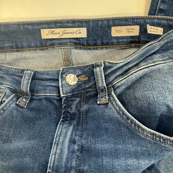 2/$20 Women's Mavi Tess High - Rise Skinny blue jeans - Picture 5 of 8